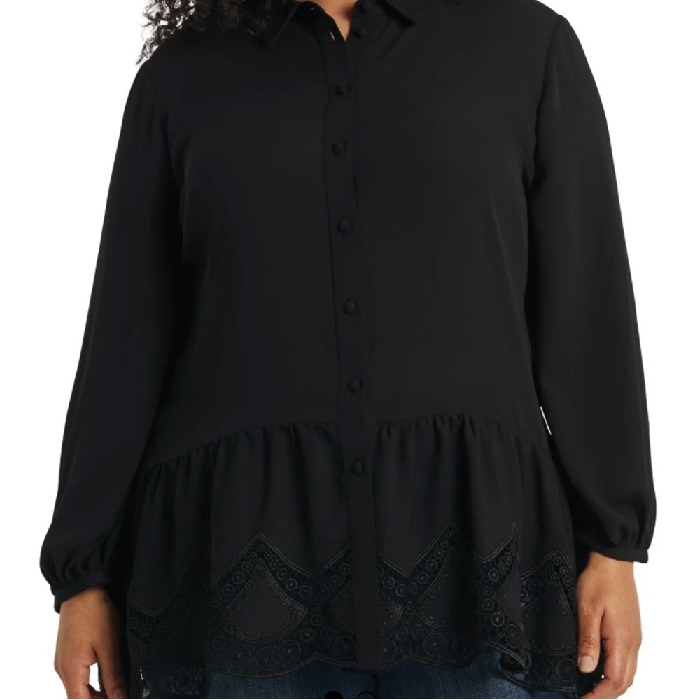 Vince Camuto Audrey Button Front Tunic